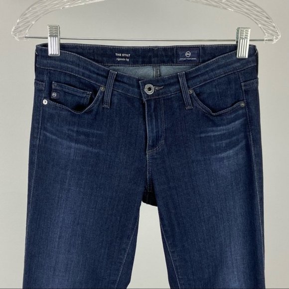 AG Adriano Goldschmied Womens The Stilt Cigarette Leg Skinny Jeans Blue size 25 - Picture 3 of 11